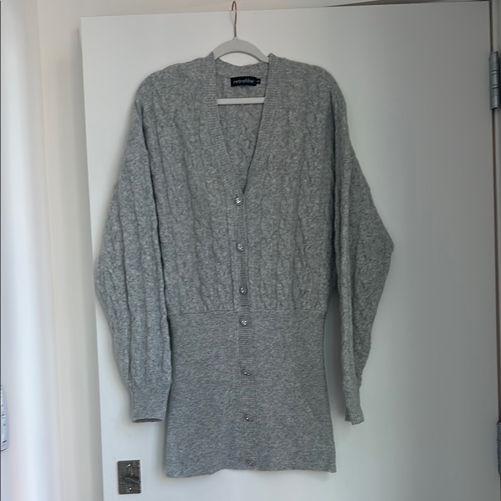 Retrofete Gray Mini Dress